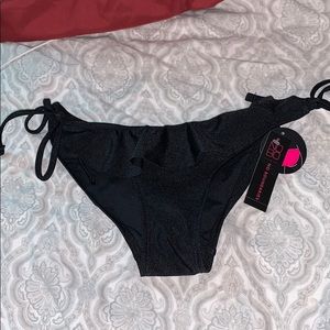 black bathing suit bottoms
